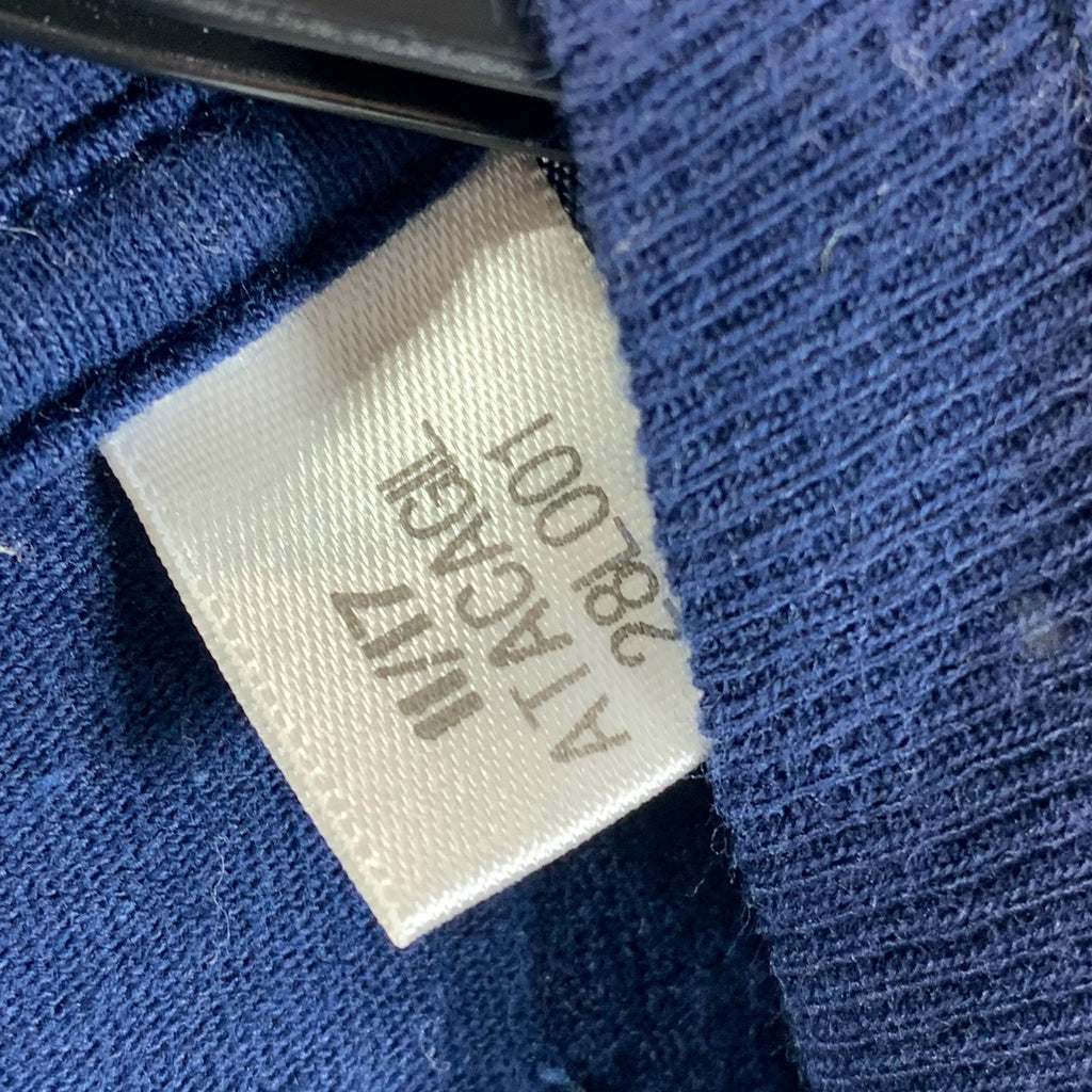 ADIDAS Men's Navy Graphic The-Go-To Short Sleeve Regular-Fit T-Shirt SZ L