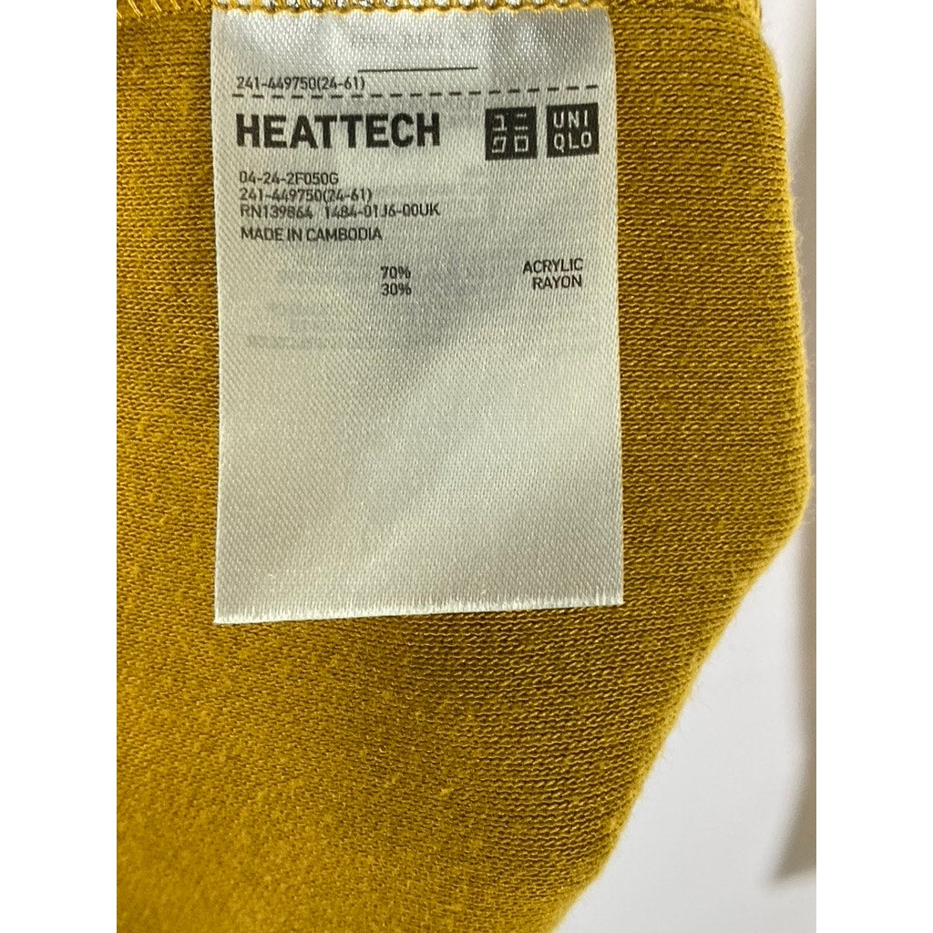 UNIQLO Women's Carmel Brown Heattech Turtleneck Long Sleeve Top SZ XS