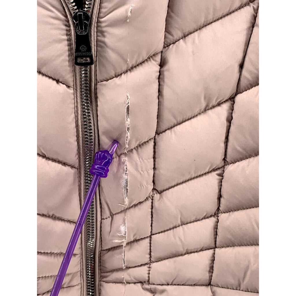 BERNARDO Women's Pink Packable Hooded Puffer Jacket SZ 2XL