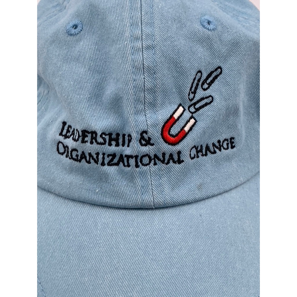 RH SLIDEBACK Unisex Adult Light Blue Embroidered Logo Adjustable Hat SZ OS