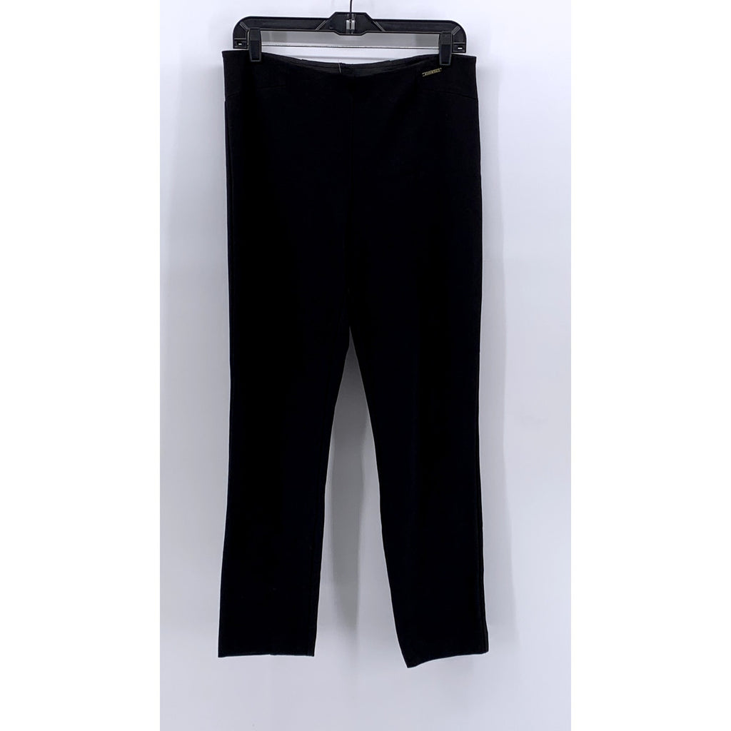 ANNE KLEIN Women's Black Solid Slim-Leg Pants SZ 6