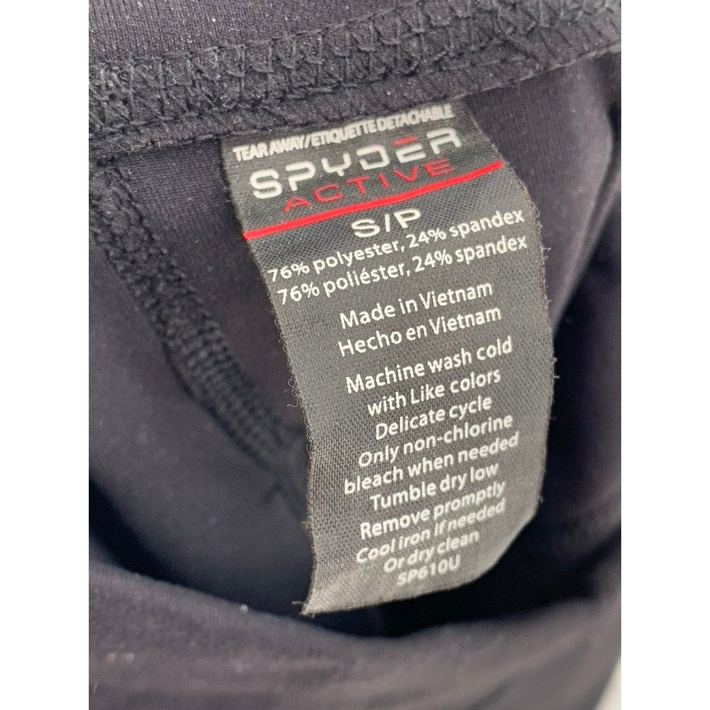 SPYDER Women's Black Solid Pull-On High-Rise Active Leggings SZ S