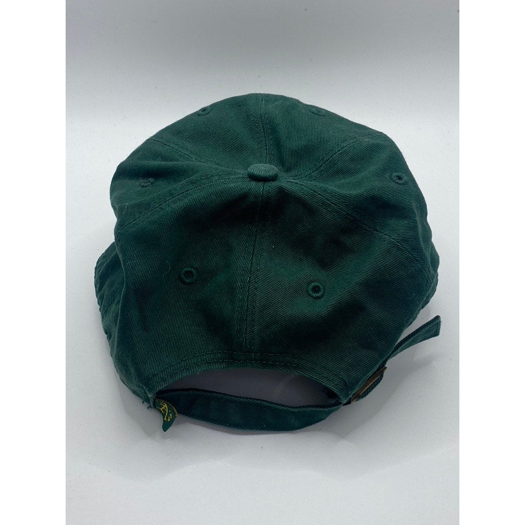 47’ BRAND Women’s Green-Yellow Embroidered A’s Adjustable Hat SZ OS