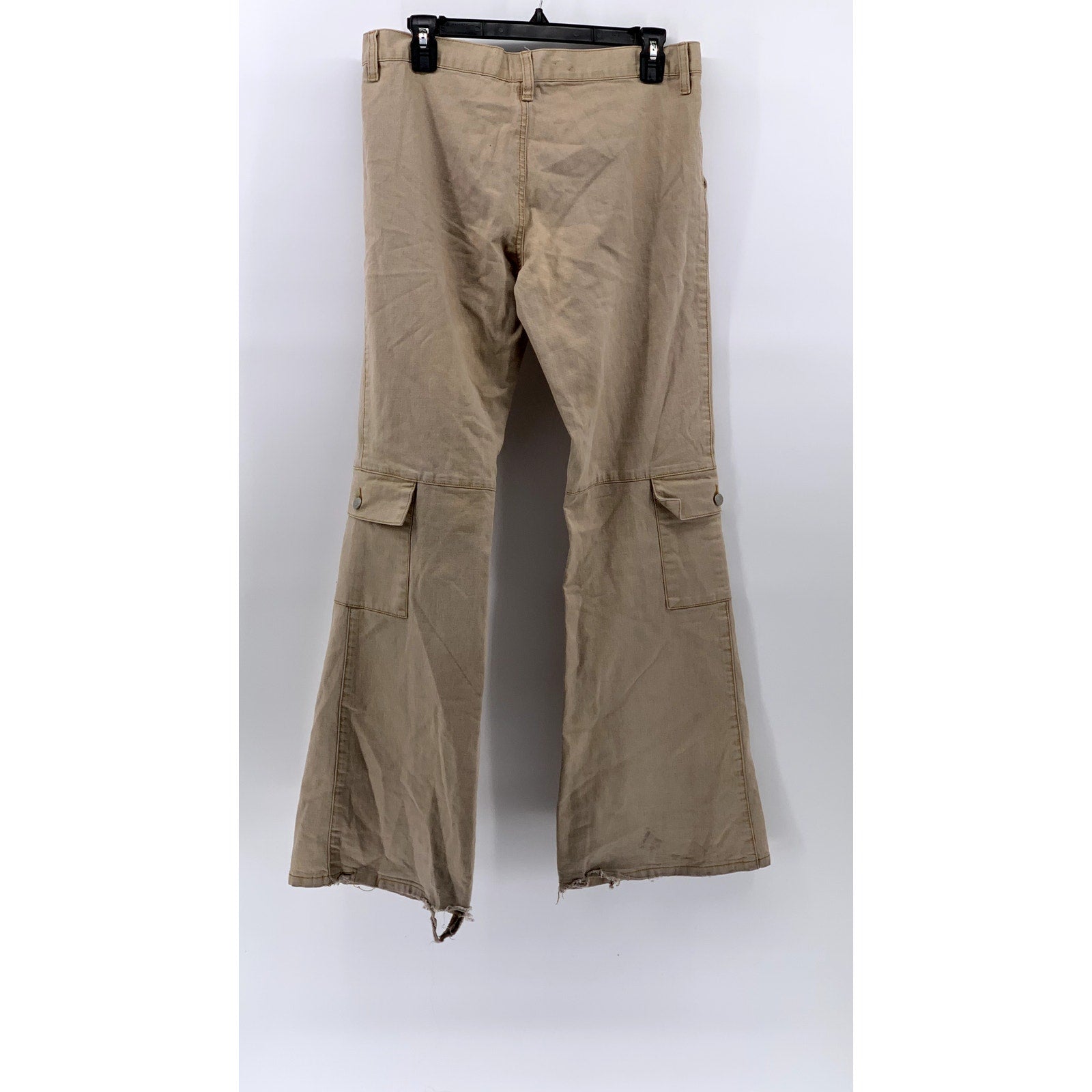 NO BOUNDARIES Men's Tan Straight-Leg Cargo Pants SZ 32