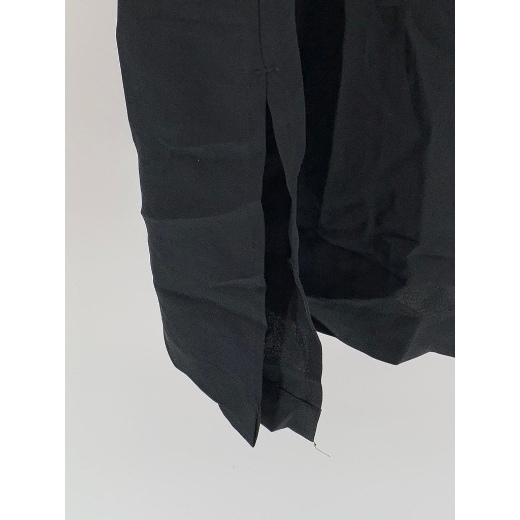 GRANA Women's Black Chinese Silk Cami Knee Dress SZ 2XS