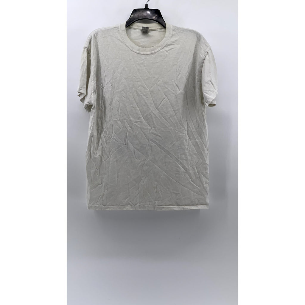 GILDAN Men’s White The Ghost Graphic Crewneck T-Shirt SZ L