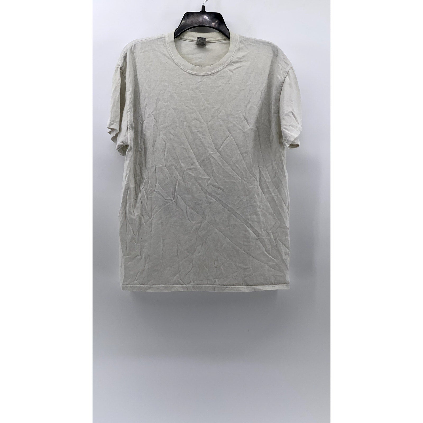 GILDAN Men’s White The Ghost Graphic Crewneck T-Shirt SZ L