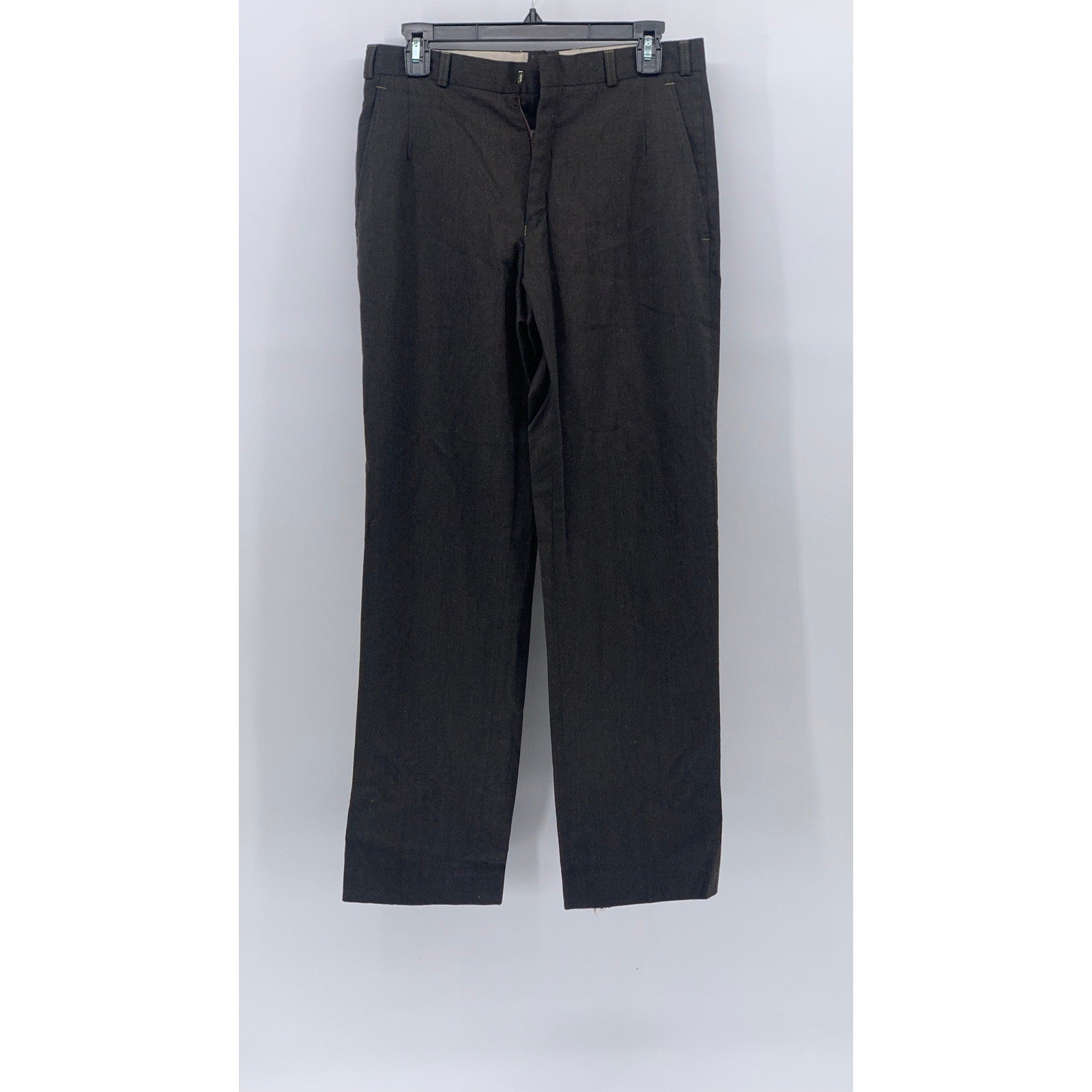 KO-BEK BERLIN Men's Brown Solid Straight-Leg Casual Pants SZ 46