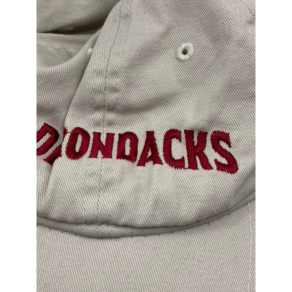 ADIONDACKS Unisex Beige-Red Embroidered High Falls Hat SZ OS