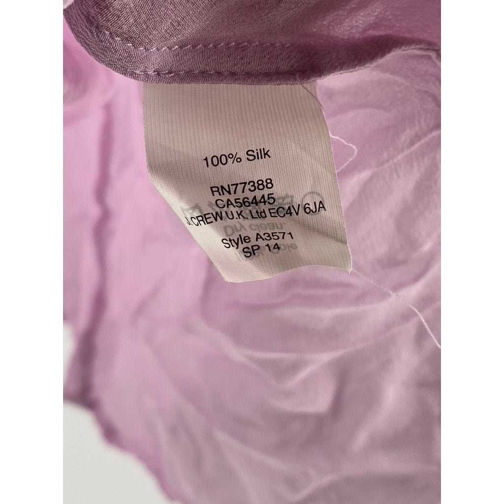 MADEWELL Women's Lilac Back-Tie Halter Lightweight Sleeveless Top SZ XS