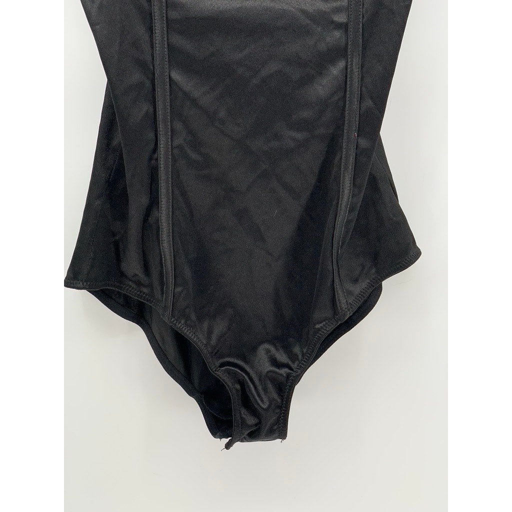 UNDERGIRL Women's Black Seamless Shaping Bodysuit SZ M