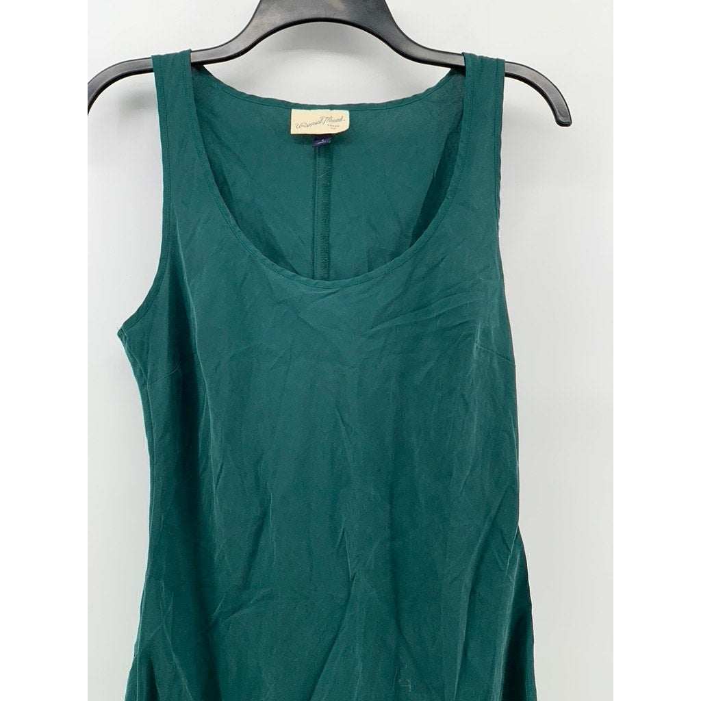 UNIVERSAL THREADS Women's Green Scoop-Neck Midi Dress SZ S