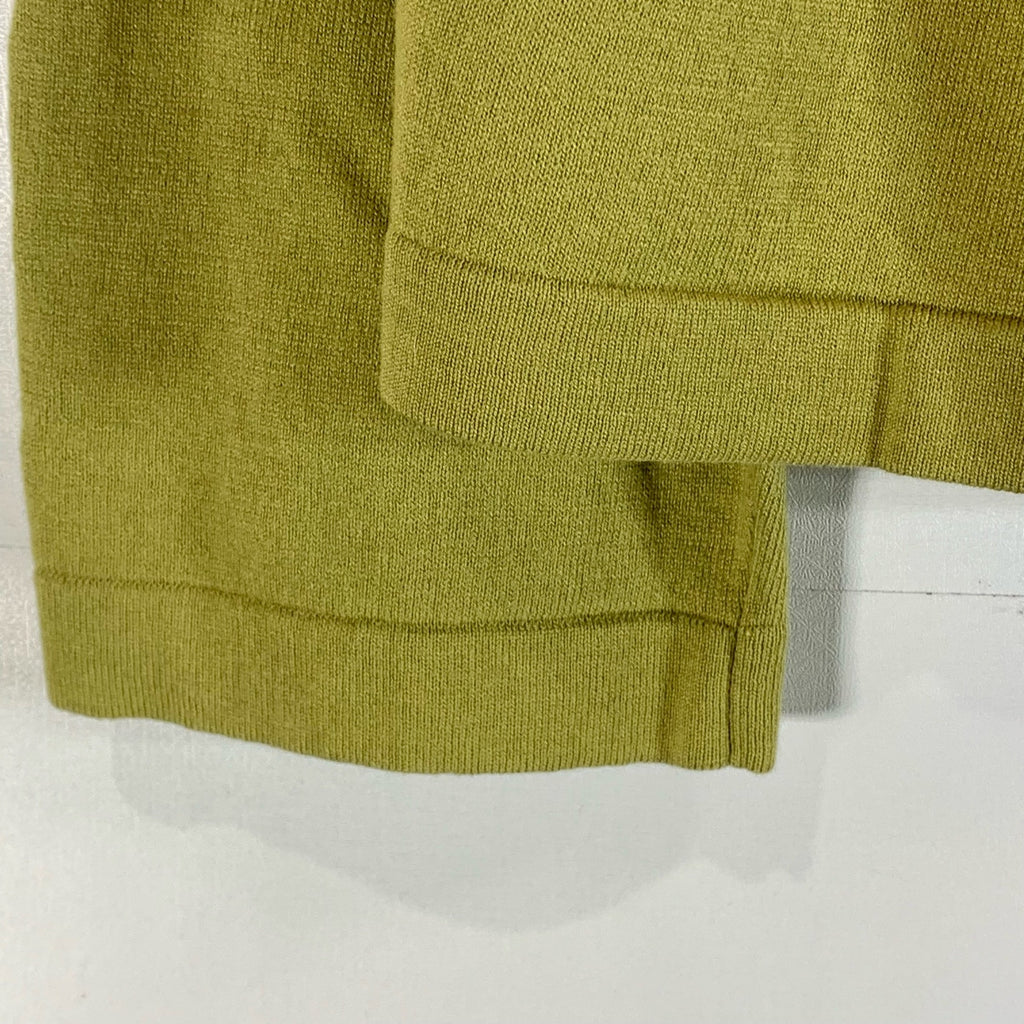 BANANA REPUBLIC Men's Green Cotton-Blend Luxe V-Neck Long Sleeve Sweater SZ XL
