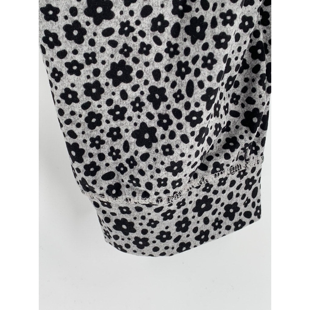 SECRET TREASURES Women's Black-Gray Printed Relaxed Fit Pajama Pants SZ XL