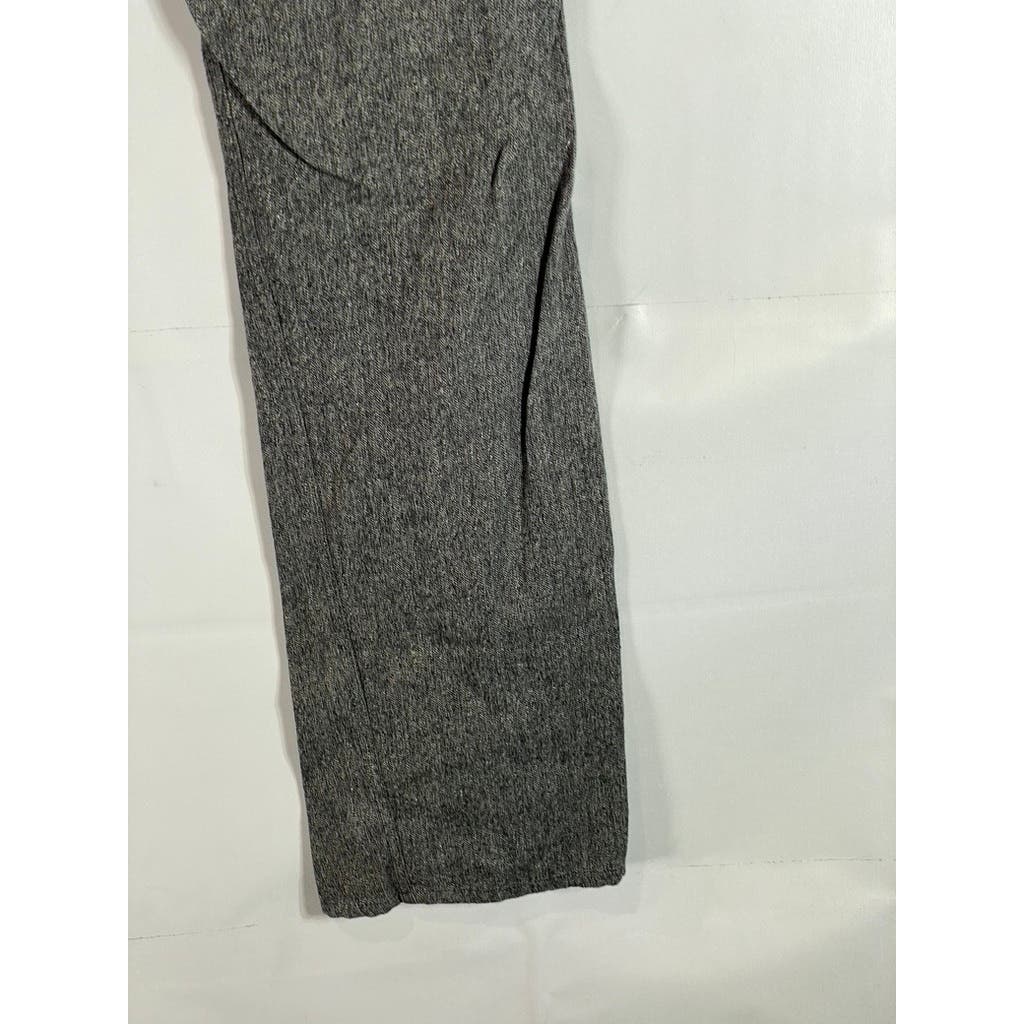 RAG & BONE Women's Charcoal Button-Fly Straight Bootcut Dress Pant SZ 30