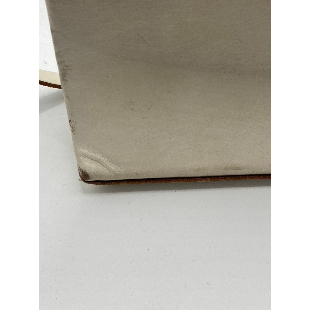 COS Women’s Cream Leather Magnetic Closure Crossbody Bag SZ OS
