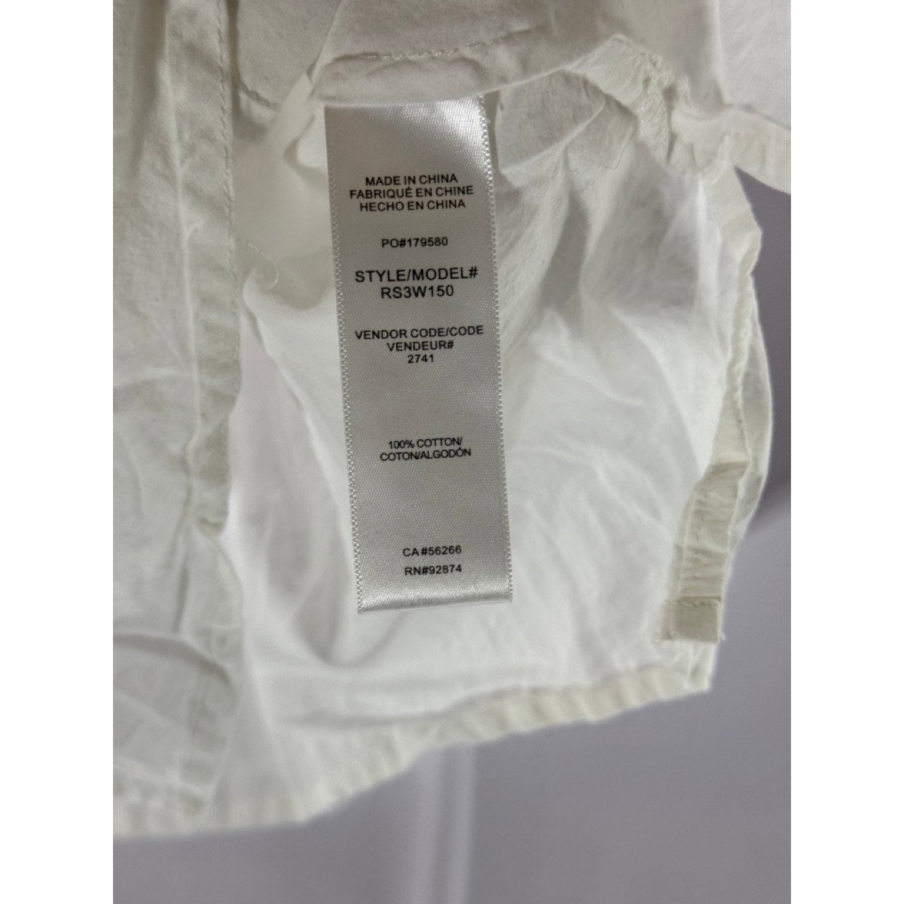 SPLENDID Women's White Taylor Eyelet V-Neck Adjustable-Strap Tank Top SZ M