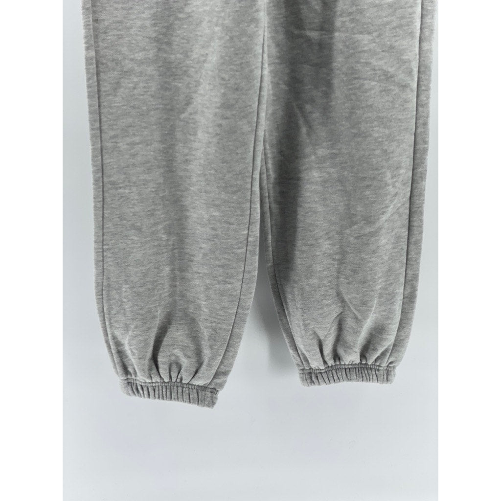 UNBRANDED Women's Light Gray Fleece Pull-On Casual Sweatpants SZ S