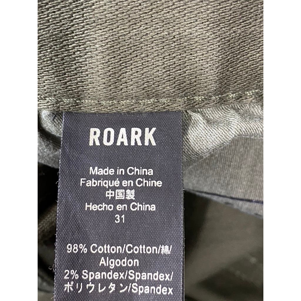 ROARK Men's Military 2 HWY 128 Straight Fit Broken Twill Five-Pocket Jeans SZ 31
