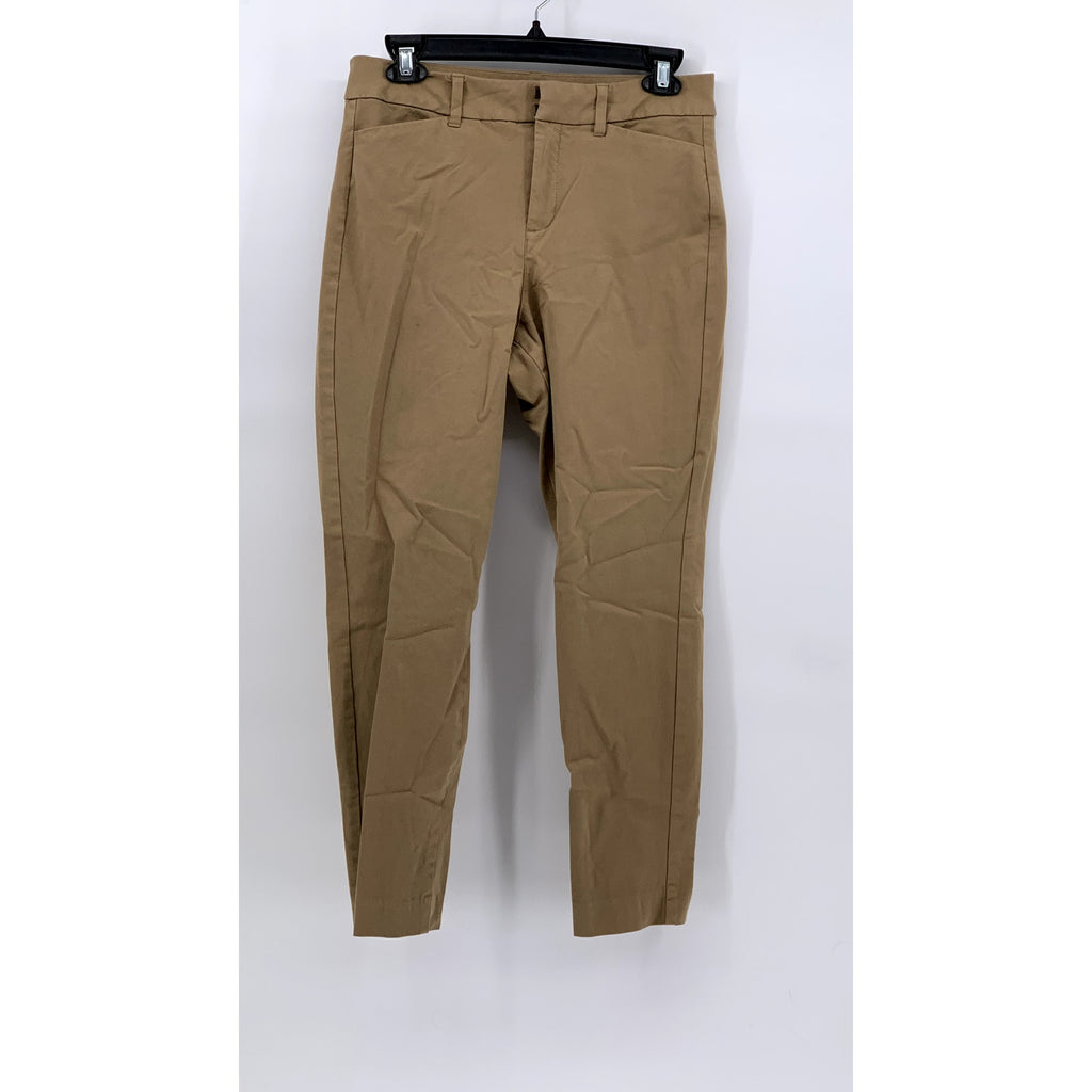 OLD NAVY Women's Tan Teakwood High-Rise Pixie Skinny Pants SZ 6