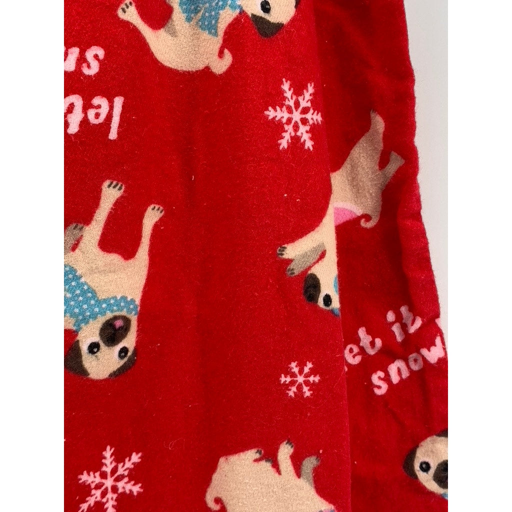 MUDD Women's Red Dog Christmas Printed Pajama Pants SZ XL