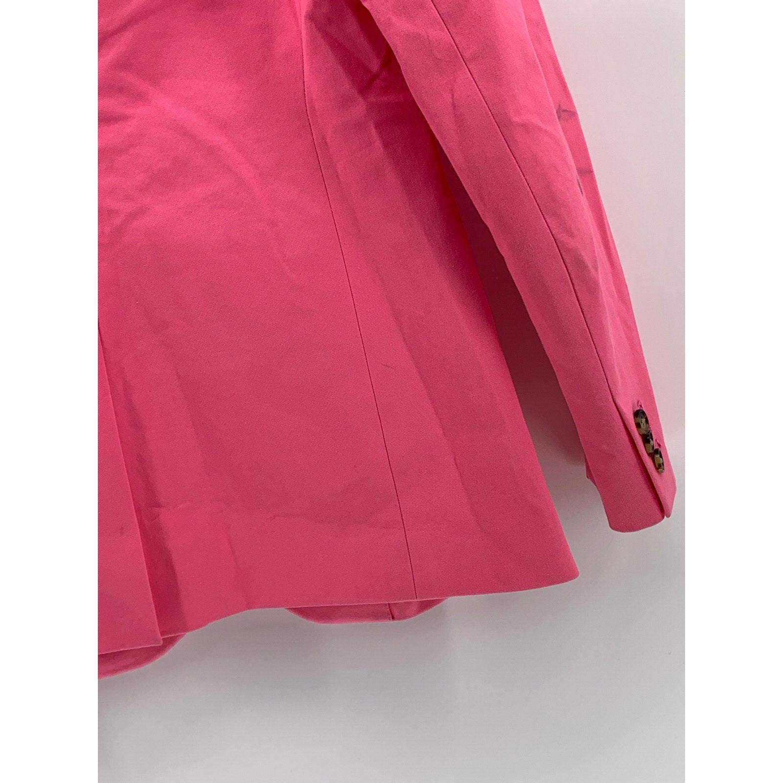 J.CREW Women’s Pink Solid One-Button Bi-Stretch Parke Long Sleeve Blazer SZ 0