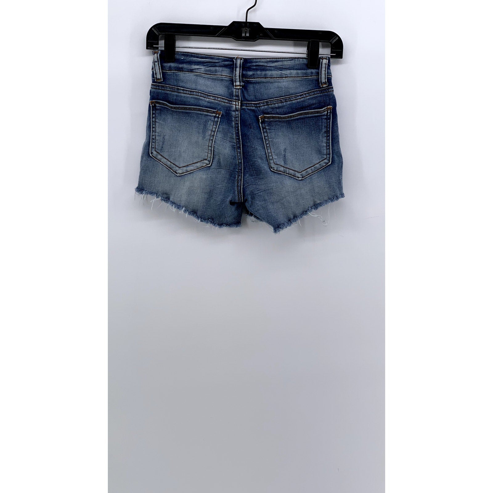 RUE 21 Women's Blue Denim Cut-Off Distressed Shorts SZ 1/2