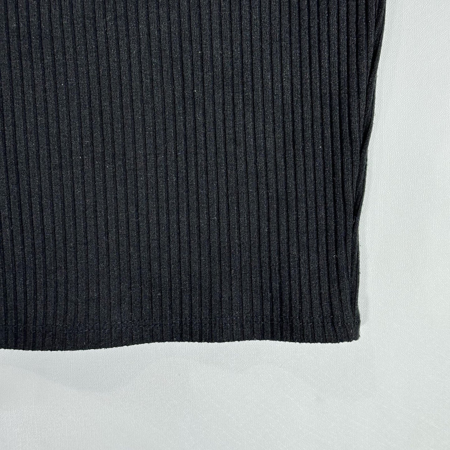 KENDALL & KYLIE Women's Black Ribbed One-Shoulder Bodycon Mini Dress SZ XS