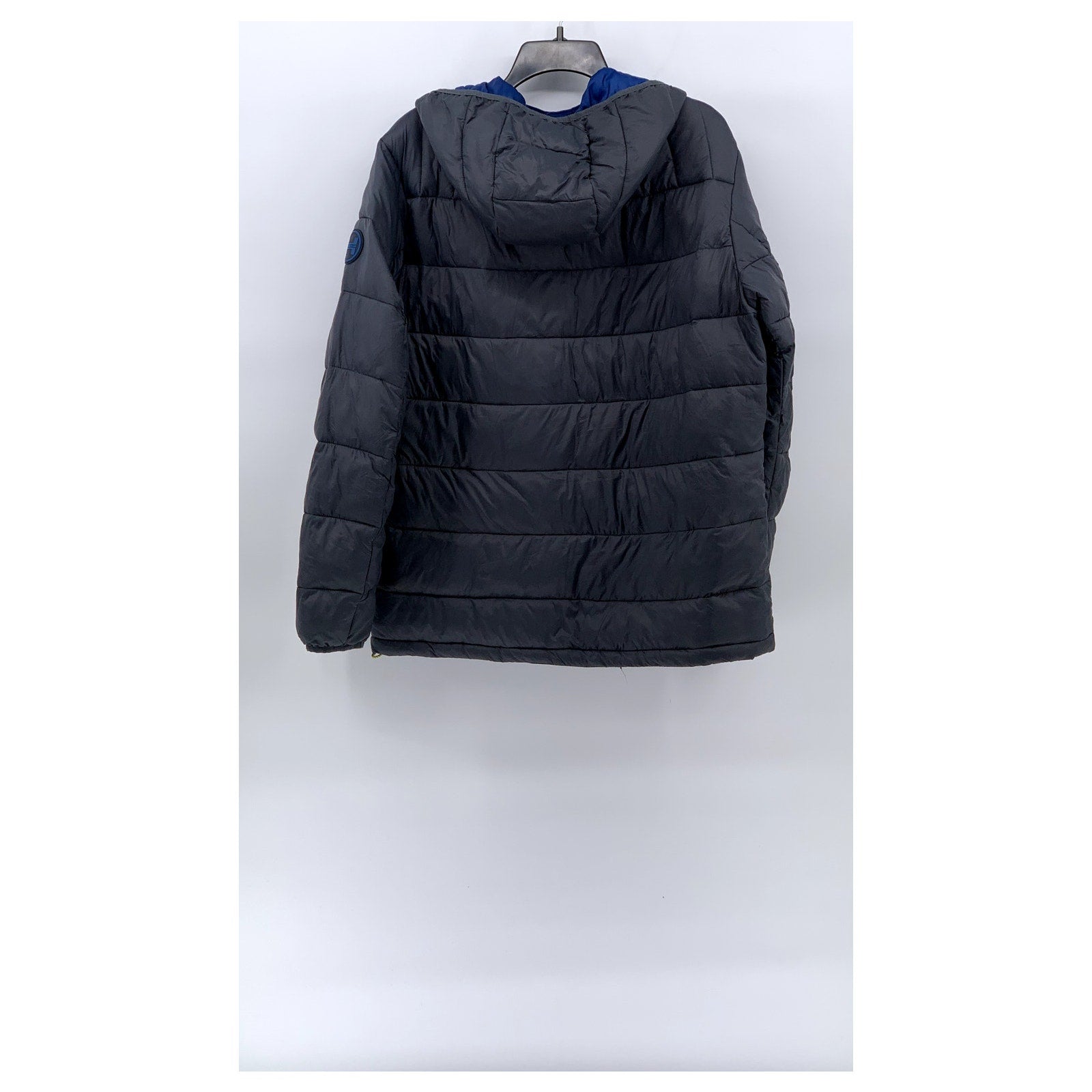 HAWKE & CO Men's Gray Sport Performance Zip-Up Thermal Puffer Jacket SZ L