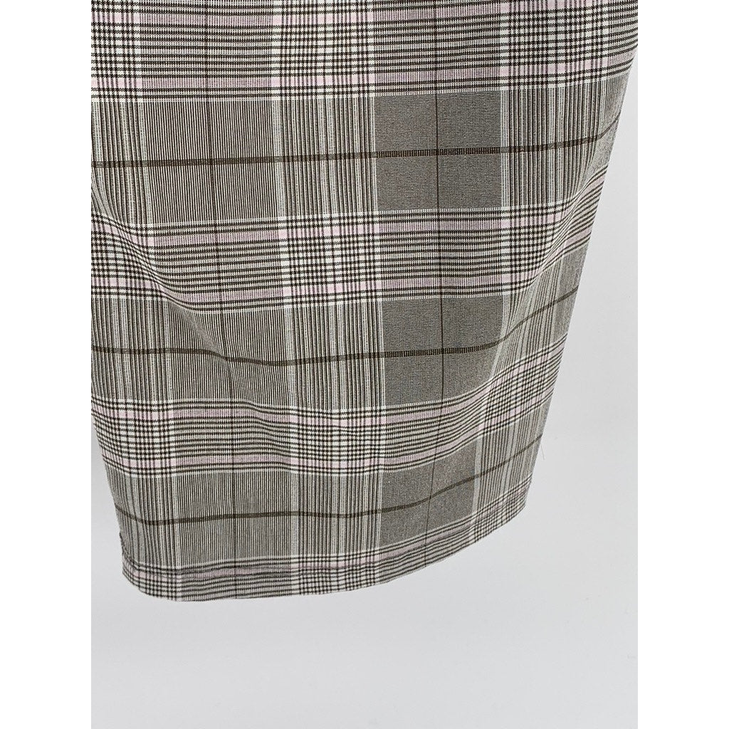 SIMPLY VERA VERA WANG Women's Gray Plaid Capri Pants SZ XL