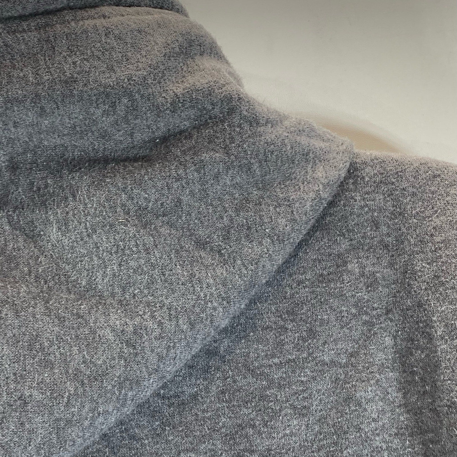 NIKE Men's Gray Logo Regular-Fit Pullover Hoodie SZ L