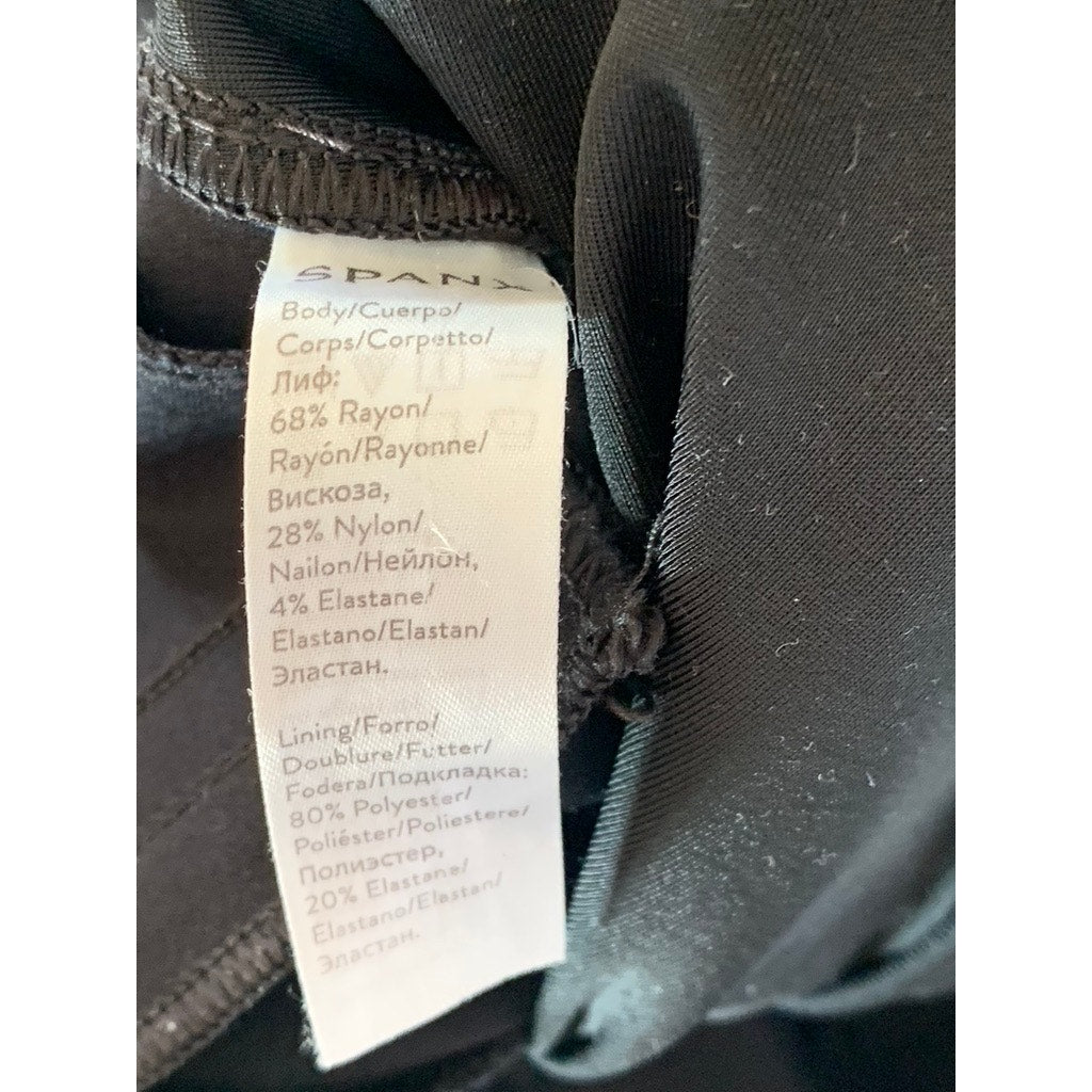 SPANX Women's Black Solid The Perfect Skinny Ankle Pant SZ S