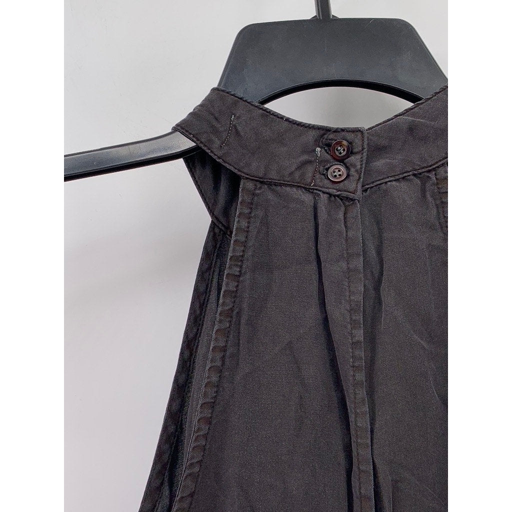 CLOTH & STONE Women's Black Halter Maxi Dress SZ XS