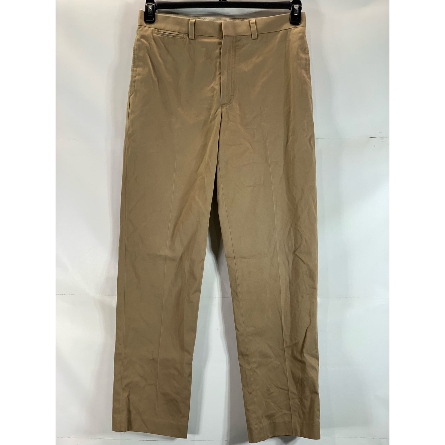 L.L.BEAN Men's Tan Cotton Classic-Fit Straight-Leg Chino Pant SZ 33