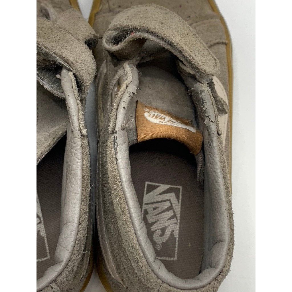VANS Kids Gray Suede Hi-Top Gum Sole Sneakers SZ 13.5