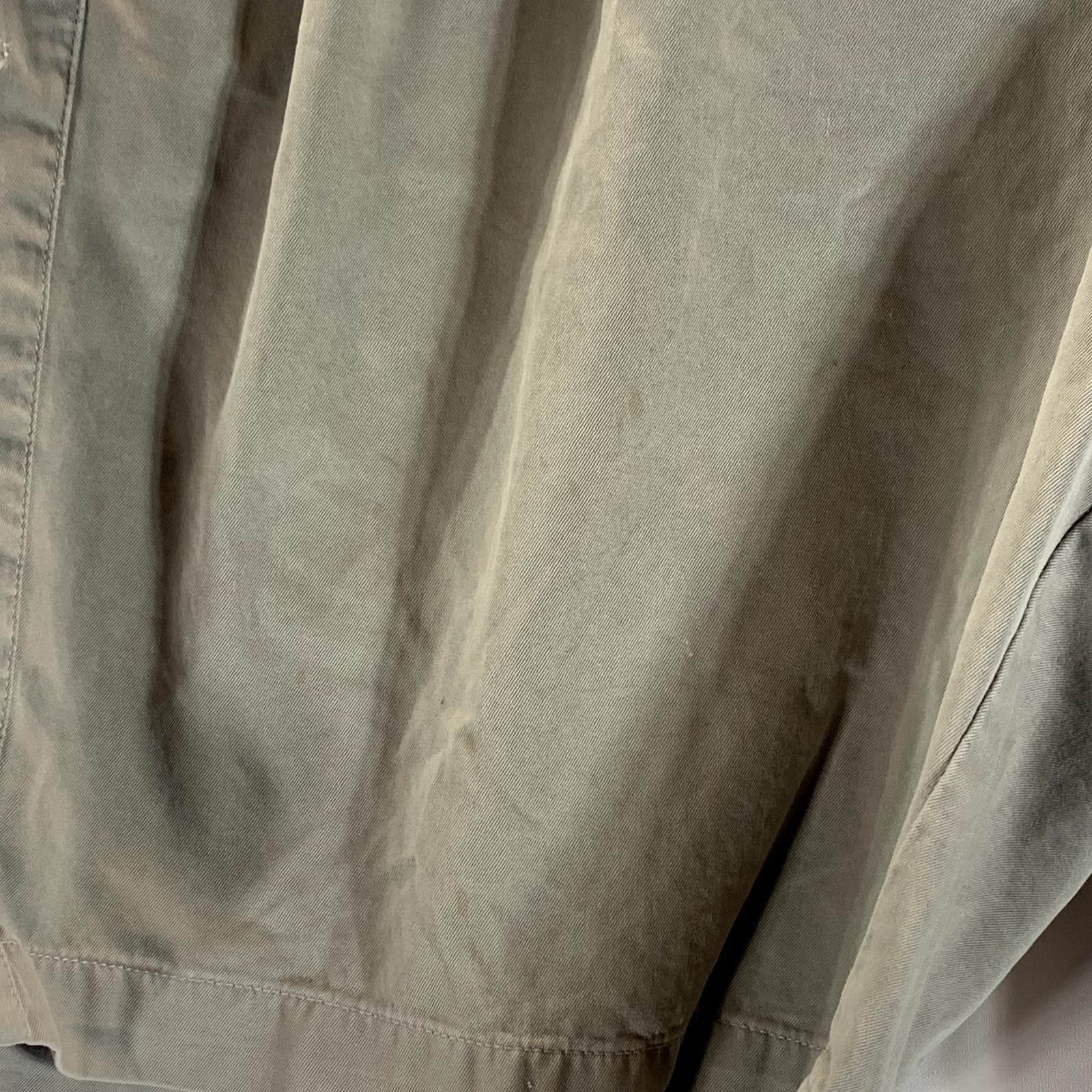 BANANA REPUBLIC Men's Tan Vintage Pleated Front Chino Shorts SZ 34