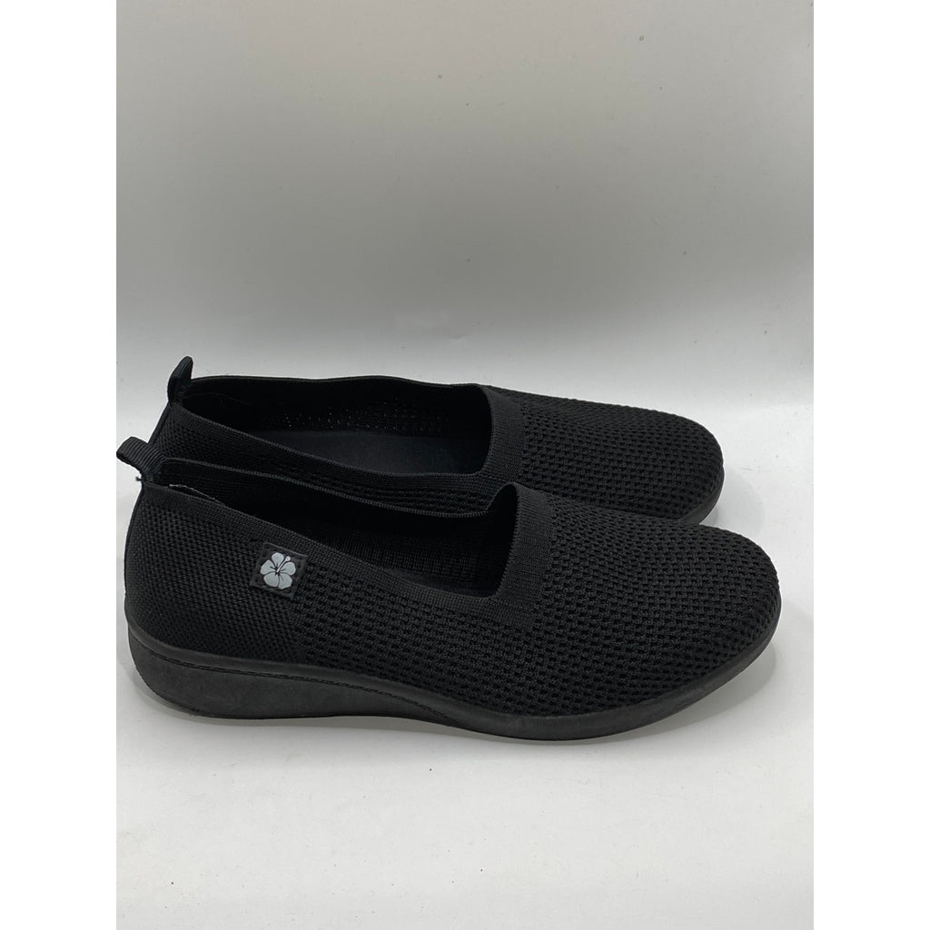 TOMMY BAHAMA Women's Black Knit Round-Toe Casual Lightweight Slip-On Shoes SZ6.5