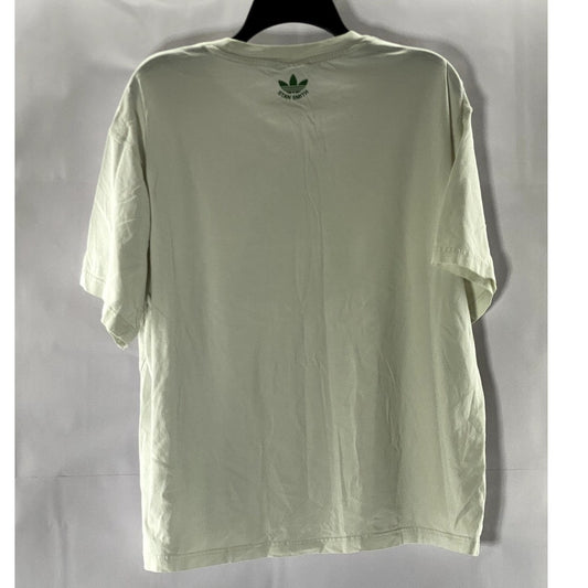 ADIDAS Men's Off-White/Green Stan Smith Crewneck Short Sleeve T-Shirt SZ M