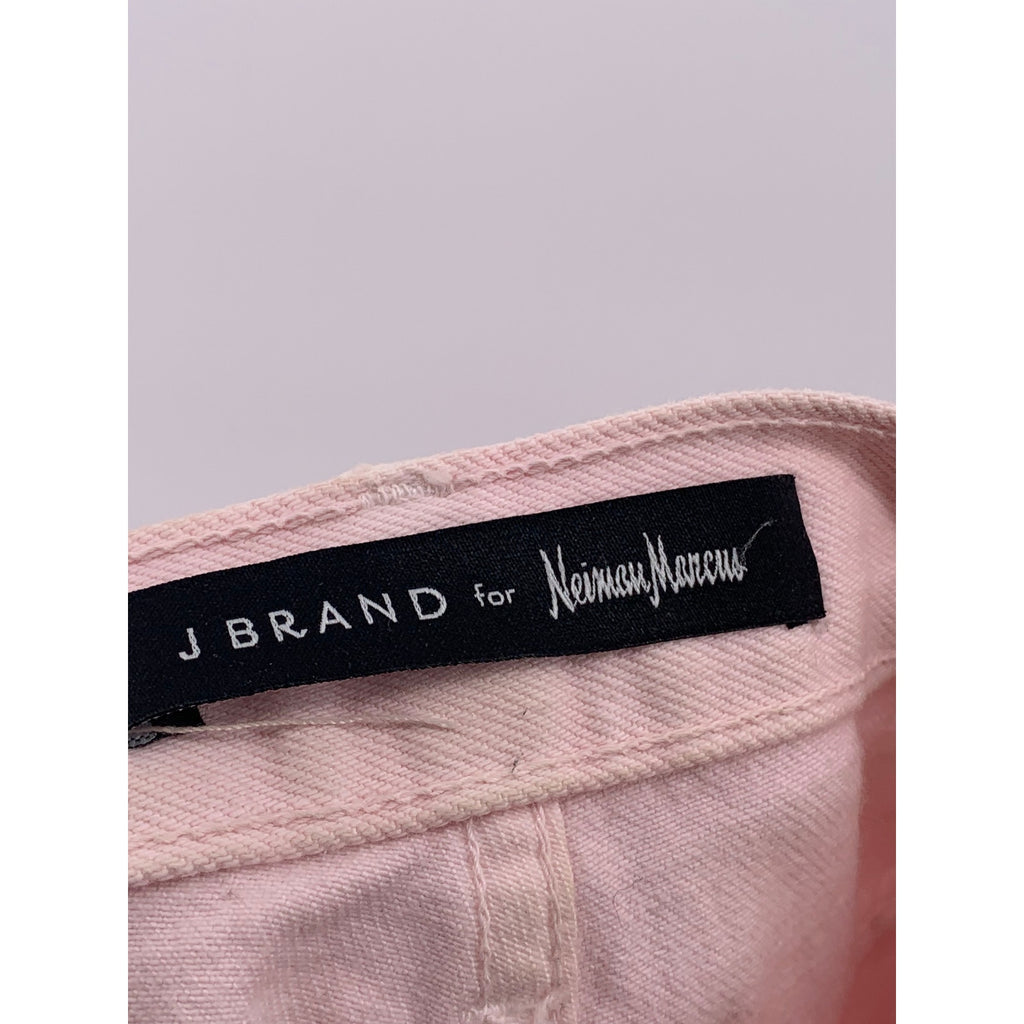 J BRAND Women’s Light Pink High Rose Straight-Leg Joan Cropped Pants SZ 28