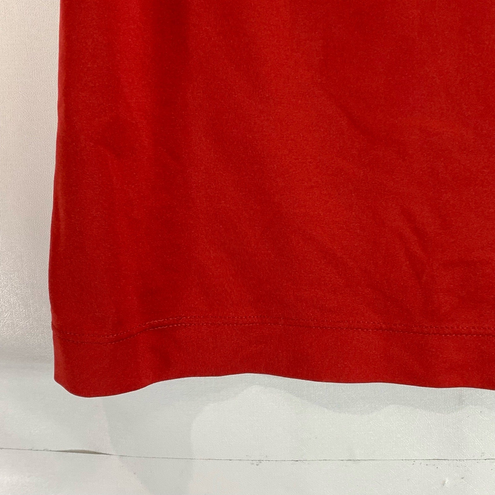 NIKE Men's Red Pro Combat Dri-Fit Fitted Short Sleeve Active T-Shirt SZ M