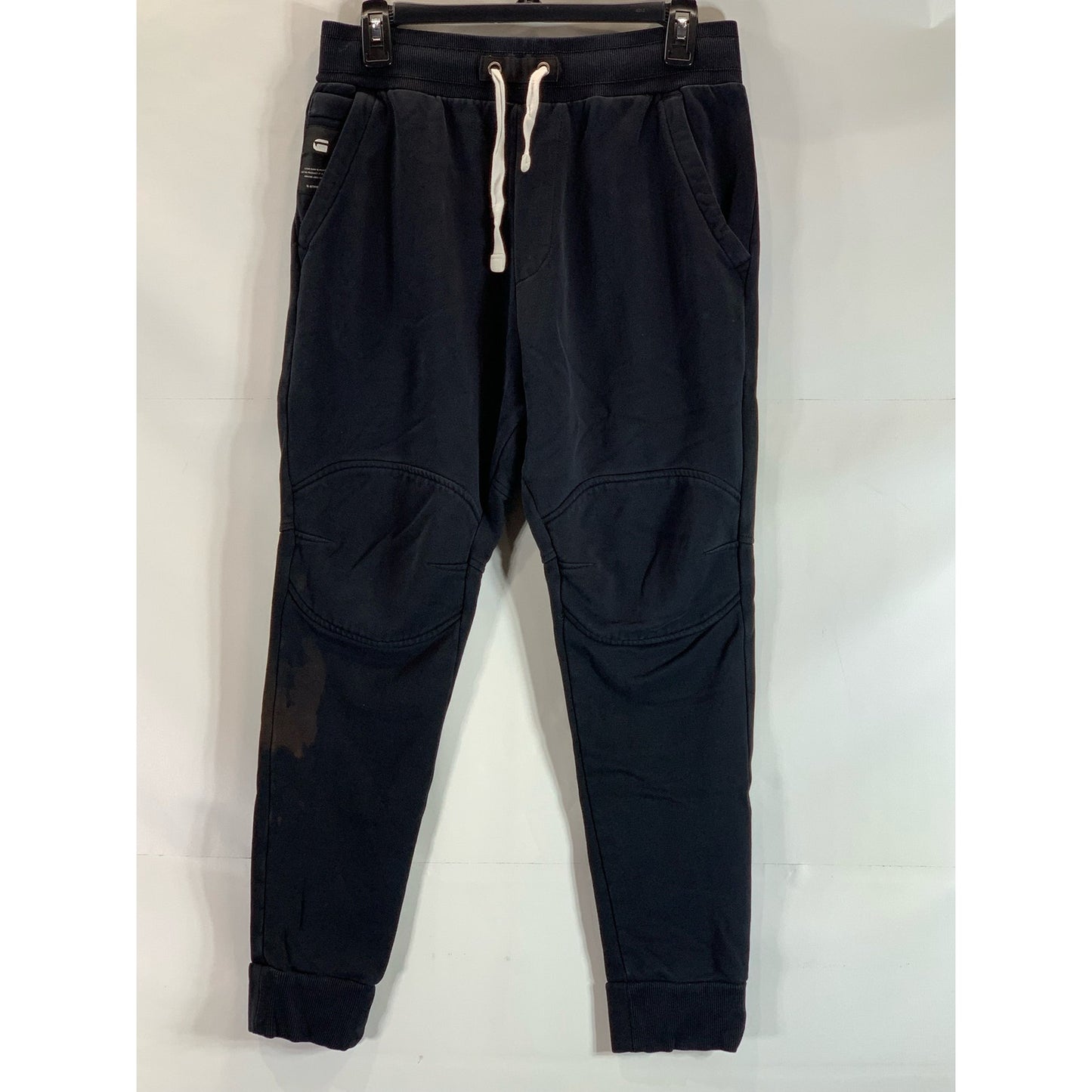 G-STAR RAW Men's Black Regular-Fit Drawstring Jogger Pants SZ S