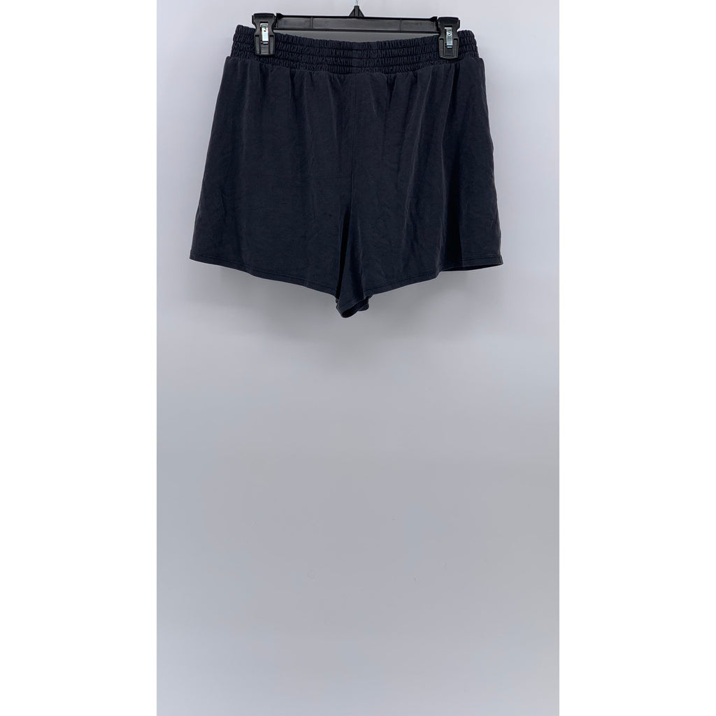EXPRESS Women's Washed Black Pull-On Regular Fit Casual Shorts SZ M