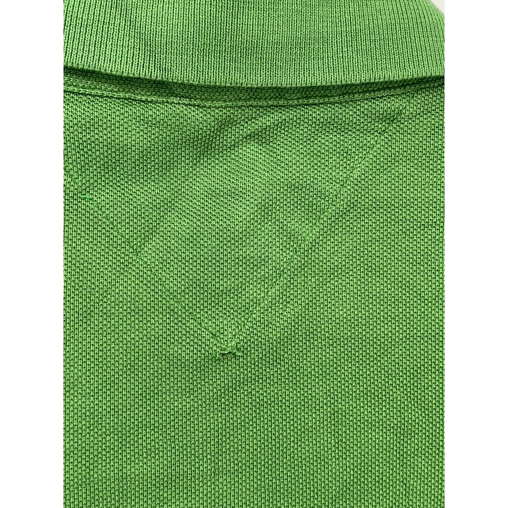 TOMMY HILFIGER Men's Green Classic-Fit Short Sleeve Casual Polo Shirt SZ M