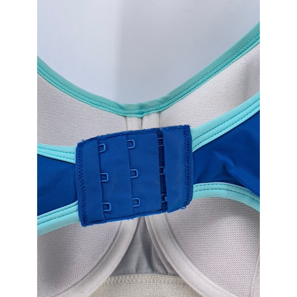 CHAMPION Women's Blue Double Dry Sports Bra SZ 34DD