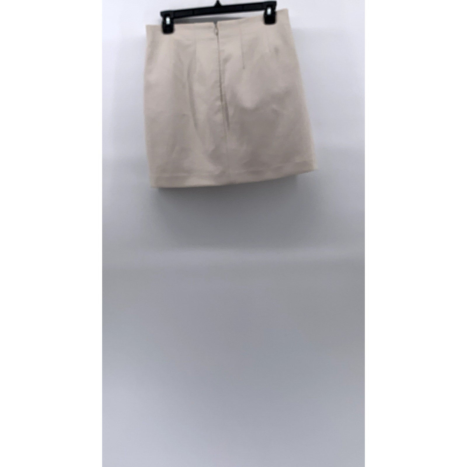 BABATON Women's Beige Straight Mini Skirt SZ 8