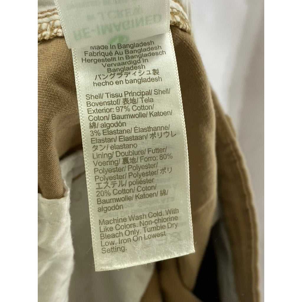 J.CREW Women's Tan High-Rise Girlfriend Chino Pant SZ 2