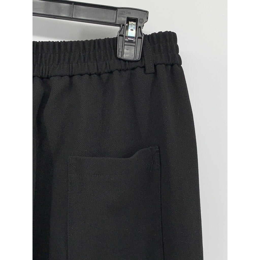 CHIC ERRO Men's Black Straight-Leg Zipper Hem Pants SZ XL