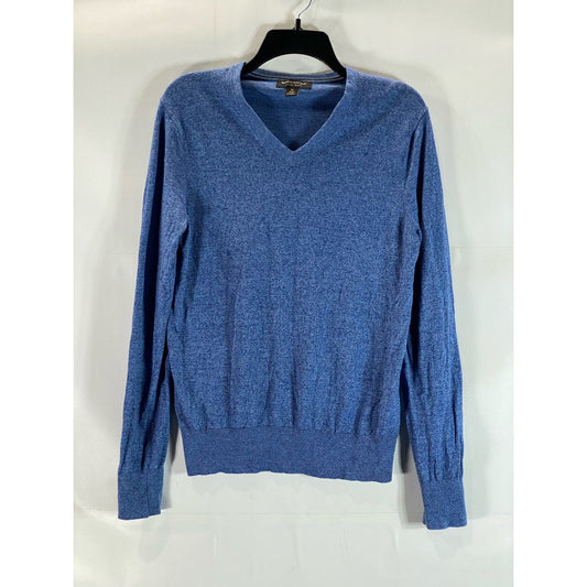 BANANA REPUBLIC Men's Blue Luxury Blend V-Neck Pullover Sweater SZ M