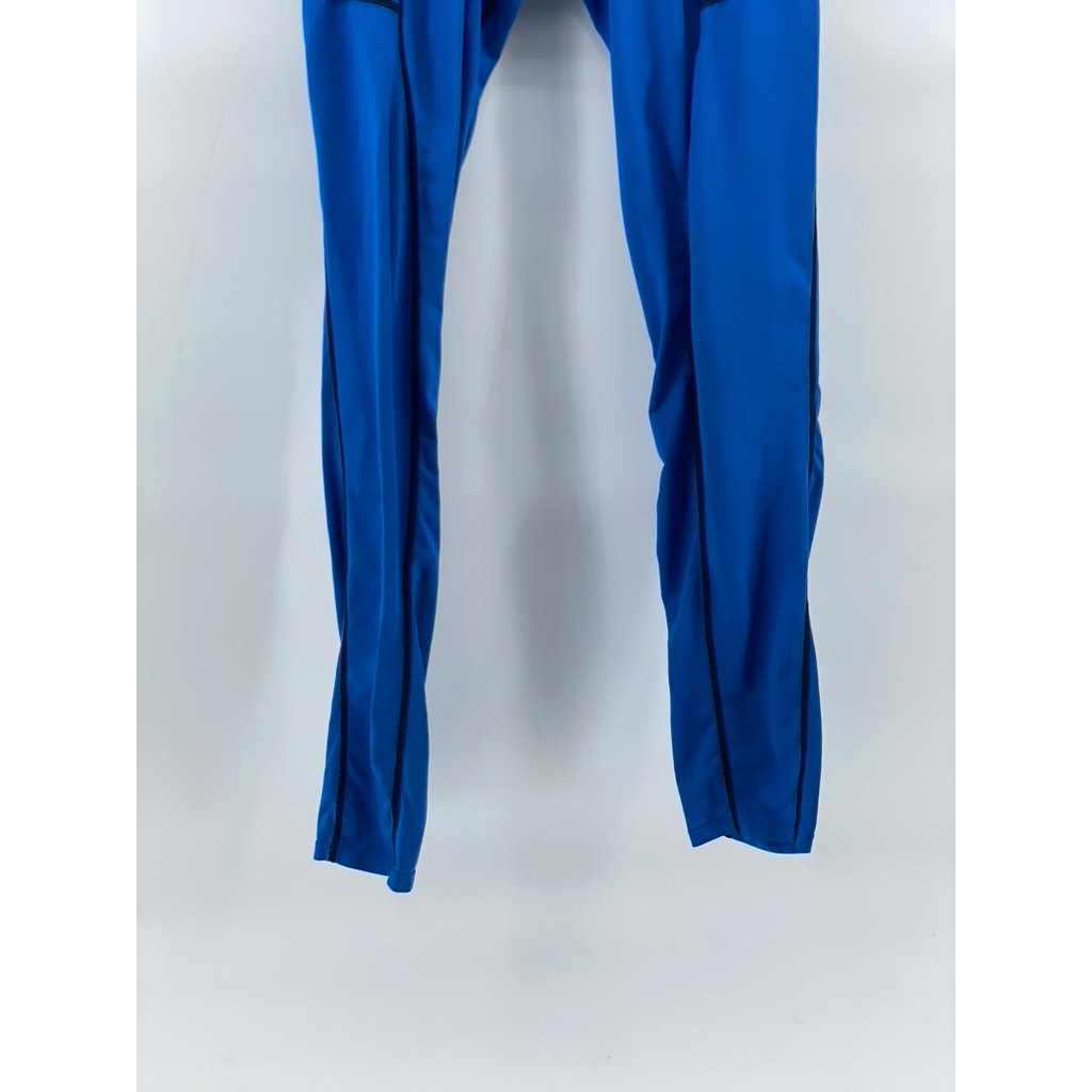 SILKWORLD Pro Men’s Blue-Black Elasticized Waist Compression Pants SZ M