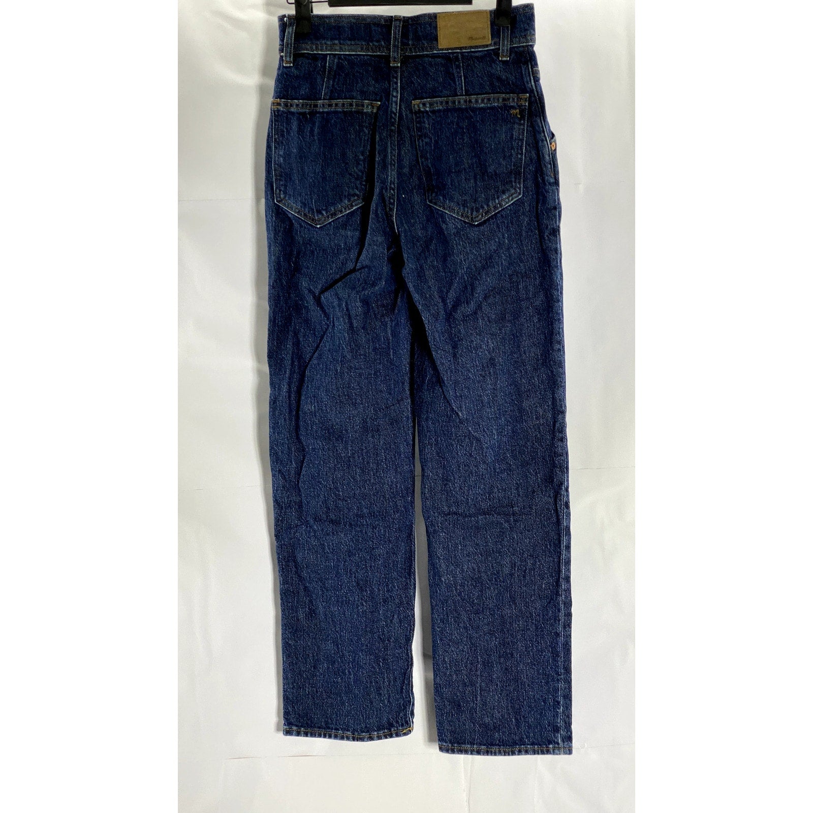 MADEWELL Women's Dark Blue Denim The Perfect Vintage Straight-Leg Jean SZ 24